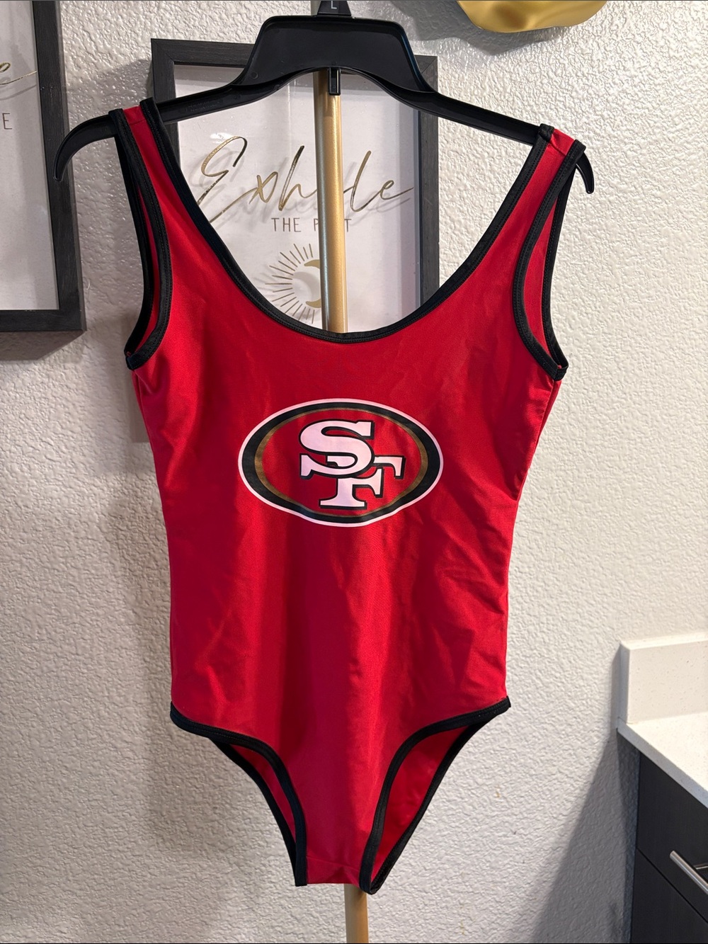 Red SF One-Piece Swimsuit or Tank Top.